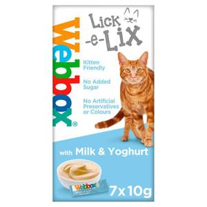 Webbox Milk & Yoghurt Lick-E-lick Cream Sachets