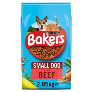 Bakers Small Dry Dog Food Beef & Veg