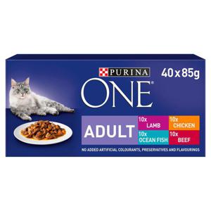 Purina One Adult Cat Food Mini Fillets In Gravy