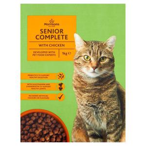 Morrisons Senior Cat Food Box Chicken Turkey & Rice