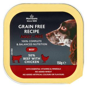 Morrisons Premium Pate With Beef And Chicken For Adult Dogs