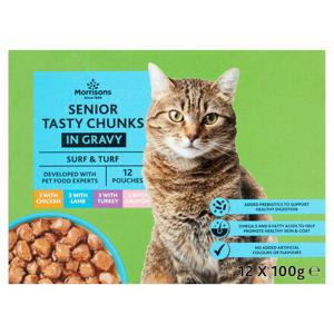 Morrisons Complete Cat Food Senior Selection In Gravy