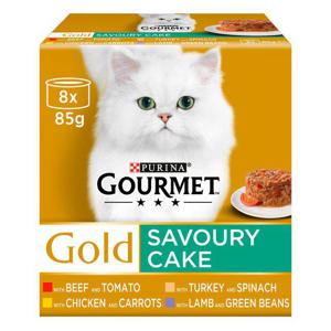 Purina Gourmet Gold Savoury Cake Meat & Veg