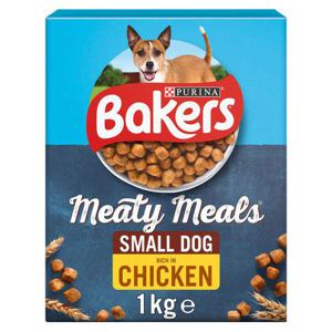 Bakers Meaty Meals Adult Small Dry Dog Food Chicken