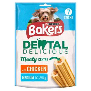 Bakers Dental Delicious Medium Dog Chews Chicken