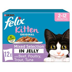 Felix Original Kitten Mixed In Jelly Cat Food