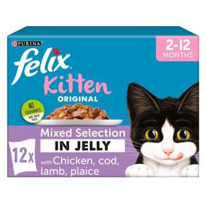 Felix Original Kitten Mixed Selection In Jelly Cat Food