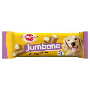 Pedigree Jumbone Medium Dog Treat with Chicken & Lamb 2 Chews