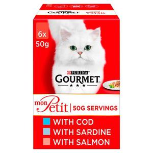 Gourmet Mon Petit Cat Food Pouches Fish