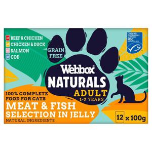 Webbox Natural Complete Meat Selection In Jelly