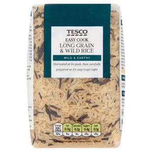 Tesco Easy Cook Long Grain And Wild Rice 500G