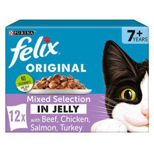 Felix Original 7+ Mixed In Jelly Cat Food