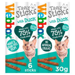 Webbox Cats Delight Tasty Sticks With Duck 6 Sticks