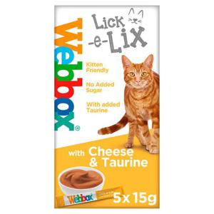 Webbox Lick-E-Lix Yoghurt With Cheese & Taurine