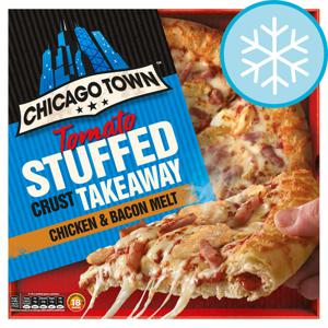 C/TOWN STUFFED CRUST CHN & BAC LARGE PIZZA 640G