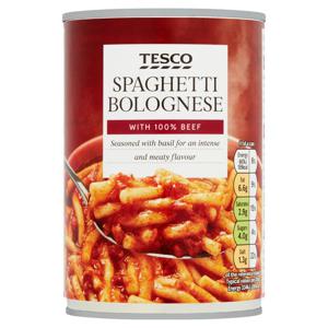 TESCO SPAGHETTI BOLOGNESE 400G