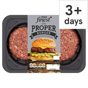 Tesco Finest 2 The Proper Burger 340G