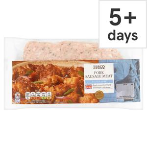 Tesco British Pork Sausage Meat 375G