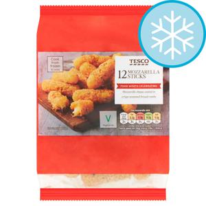 Tesco 12 Mozzarella Sticks 180G