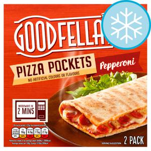 Goodfella's Pizza Pockets Pepperoni 2 Pack 250G