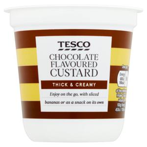 TESCO CHOCOLATE CUSTARD 150G