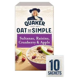 Quaker Oat So Simple Sultana Raisin Cranberry 10X38.5G