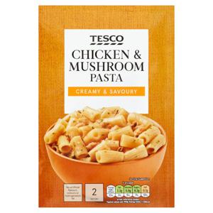 Tesco Pasta In Sauce Chicken & Mushroom 120G