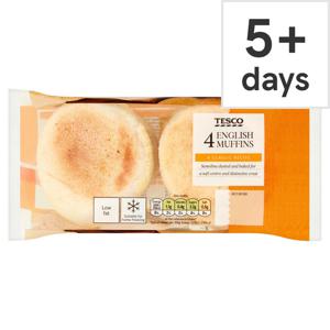 Tesco English Muffins 4 Pack