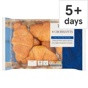 Tesco 8 All Butter Croissants