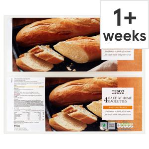 Tesco Homebake Baguettes 4 Pack