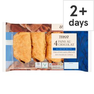 Tesco 4 All Butter Pain Au Chocolat