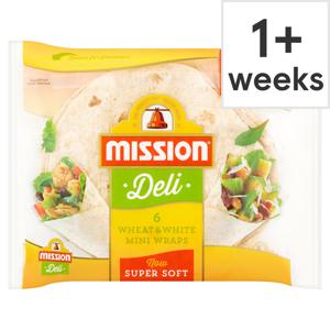 Mission Deli Wheat & White Mini Wraps 6 pk