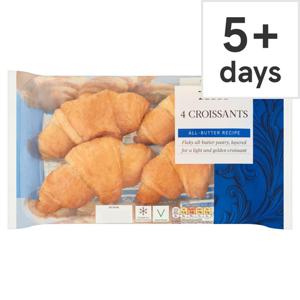 Tesco 4 All Butter Croissants