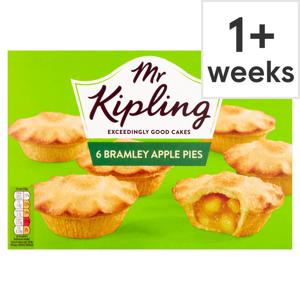 Mr Kipling Bramley Apple Pies 6 Pack