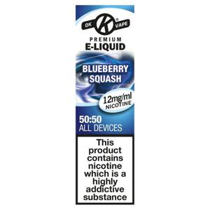 Ok E-Cig Premium E-Liquid Blueberry Squash 12 Mg