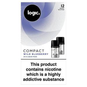 Logic Compact Wild Blueberry E - Liquid Pods 12 Mg