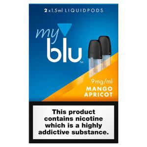 My Blu Refill Pods Mango Apricot 1.6% 2 X Refills