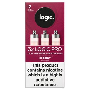 Logic Pro Capsules Cherry Flavour 12Mg