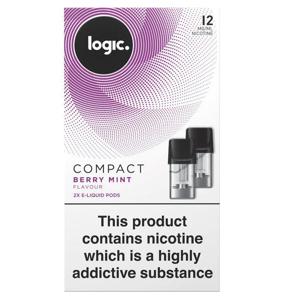 Logic Compact 2 X Pods Berry Mint 12Mg/Ml