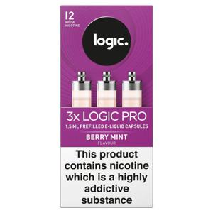 Logic Pro Capsules Berry Mint Flavour 12Mg