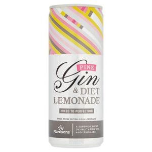 Morrisons Pink Gin & Diet Lemonade