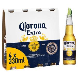 Corona Extra Premium Lager Beer bottles