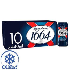 Kronenbourg 1664 Lager Beer Cans