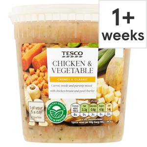 Tesco Chicken & Vegetable Soup 600G