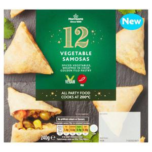 Morrisons 12 Vegetable Samosas