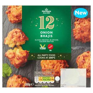 Morrisons 12 Onion Bhajis