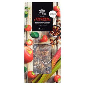 Morrisons The Best Rhubarb & StrawberryTeabags 15PK