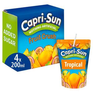 Capri-Sun Fruit Crush Tropical 4X200Ml