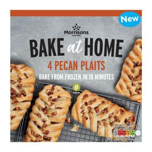 Morrisons Home Bake Pecan Plaits