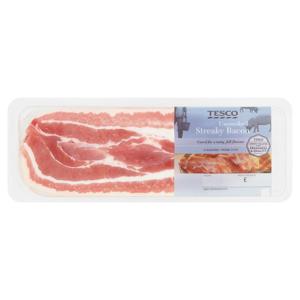 Tesco Unsmoked Streaky Bacon 300G